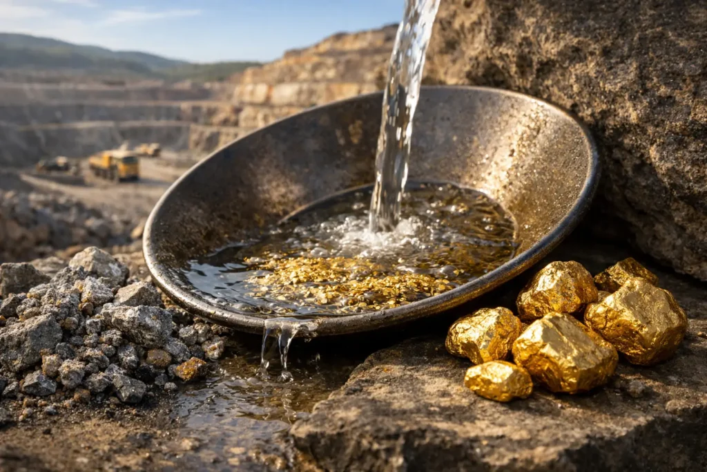 Ore Gold Extraction Process Explained